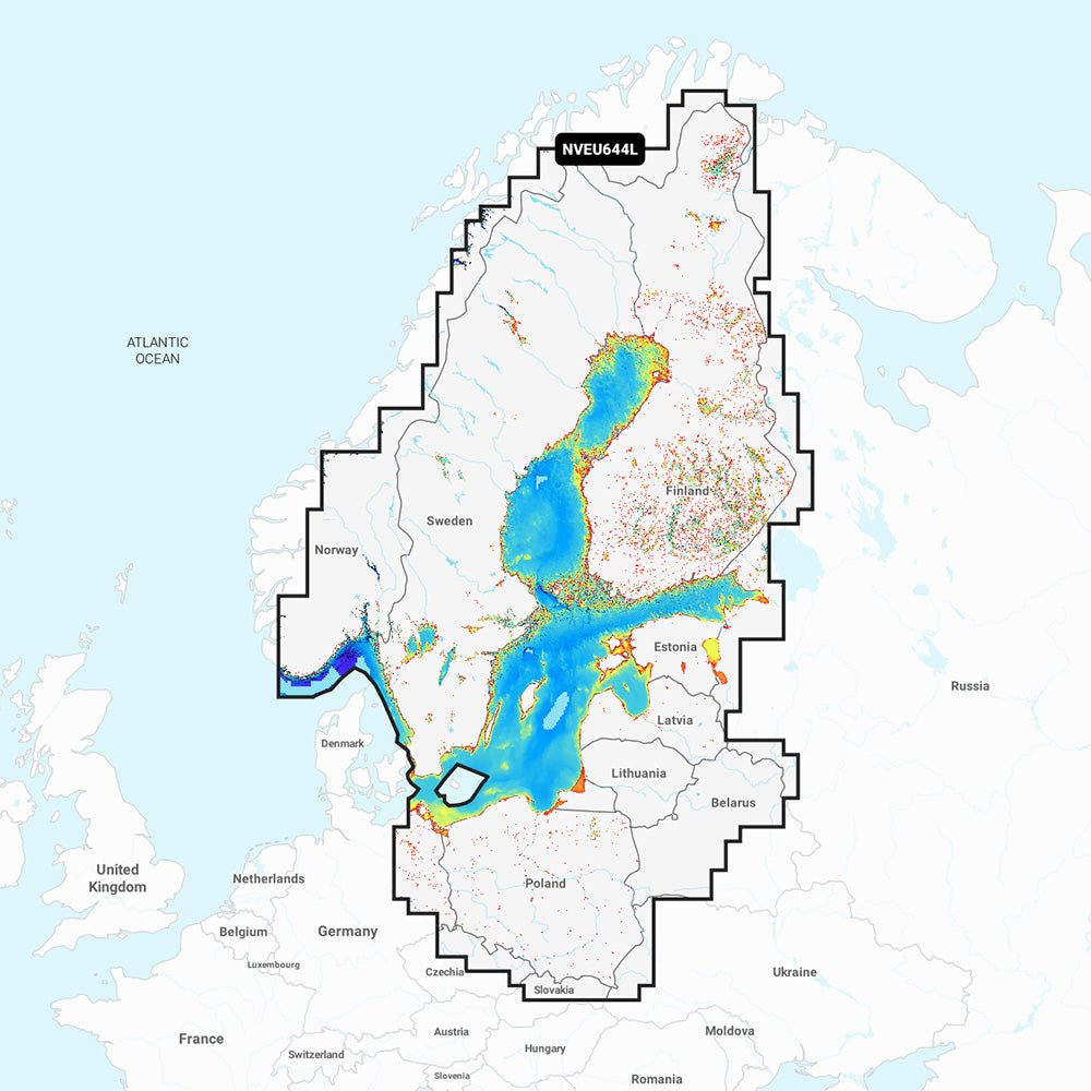 Garmin Navionics Vision+™ NVEU644L Baltic Sea