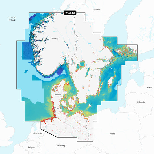 Garmin Navionics Vision+™ NVEU645L Skagerrak & Kattegat