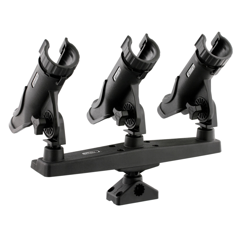 Scotty Triple Rod Holder w/3 230 Power Lock Rod Holders