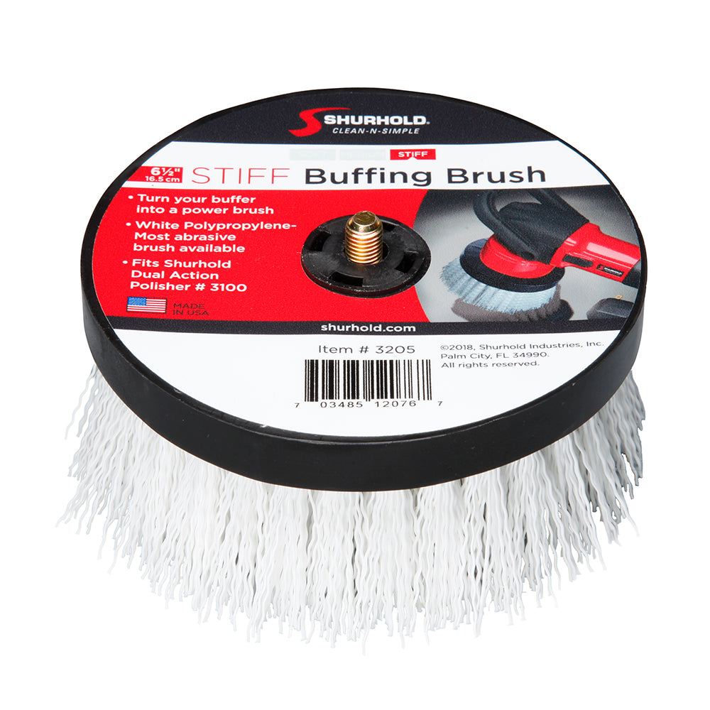 Shurhold 6-½" Stiff Brush f/Dual Action Polisher