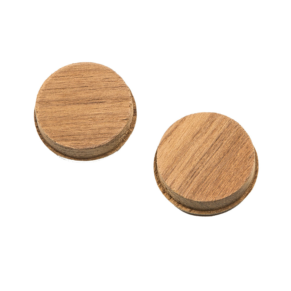 Whitecap Teak Round Drawer Pull - 1-3/8" Round - 2 Pack