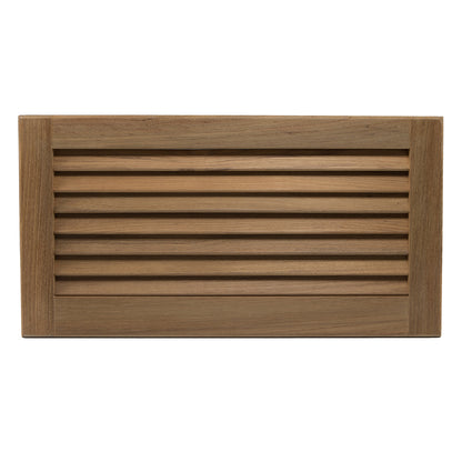 Whitecap Teak Louvered Insert - 9-3/8" x 18" x 3/4"