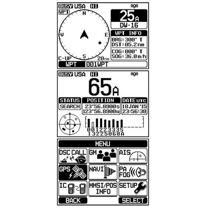 Standard Horizon Quantum GX6000 25W Commercial Grade Fixed Mount VHF w/NMEA 2000, Integrated AIS receiver, & Speaker Mic