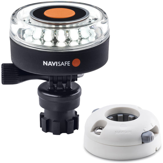 Navisafe Navilight 360&deg; 2NM White w/Navimount Base & Horizontal Mount - White