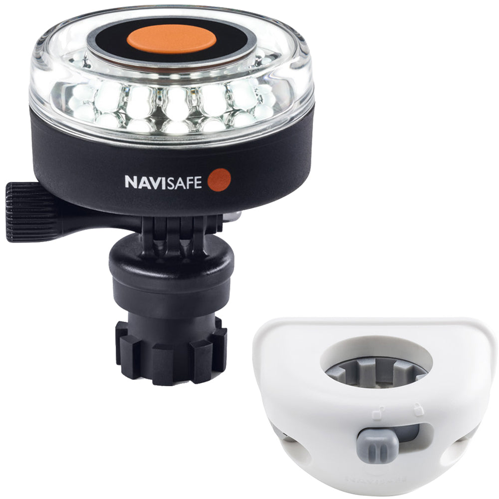 Navisafe Navilight 360&deg; 2NM White w/Navimount Base & Vertical Mount - White